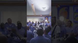 Inmates voices take over worship!!! #jesusshorts #gospelmusic #worship #worshipjesus #bible