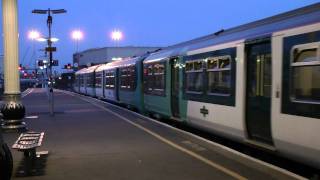 456s departing London Bridge Station on a fine Summer evening