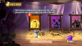 Rayman Legends:How to Unlock The Golden Teensy Character(Secret Character That Glows in the Dark)