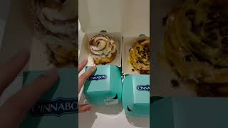 Cinnabon for Breakfast #cinnabon #cinnamon #breakfast #yummybreakfast