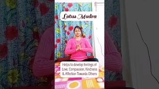 Lotus Mudra to Eliminate Negativity #shorts #shortsfeed