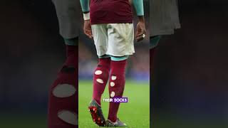 Why do footballers cut holes in there socks?? #football #footyedit #edit