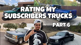 RATING MY SUBSCRIBERS/FOLLOWERS TRUCKS PT.6 #ratingmysubscriberstrucks #obschevy