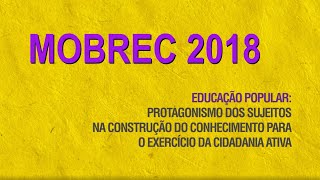 MOBREC 2018 - Educação Popular