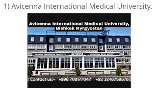 Avicenna International Medical University,bishkek, Kyrgyzstan Admissions are Opened #mbbs#medical#md