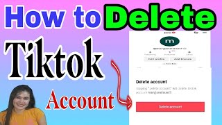 How to Delete Old Tiktok Account/using mobile phone