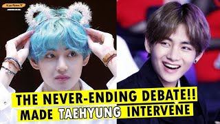 BTS V Последние новости!!! Тэхён вмешался, фанатские споры о v bts наконец-то закончились