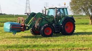 Balen laden met de Fendt 312 Vario