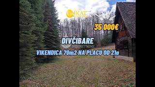 DIVČIBARE VIKENDICA 70m2 NA PLACU OD 14a