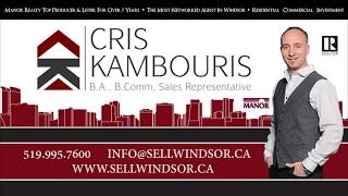 Cris Kambouris of Manor Windsor Realty LTD. 1617 Katella, Windsor