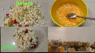 halki halki barish me chana masala banaya|bina mixer k kharbuja ka juice|phool ka season|