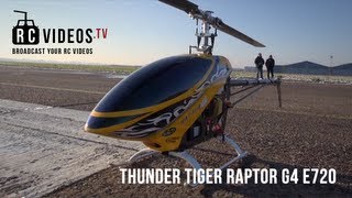 Maiden flight: Thunder Tiger Raptor G4 E720