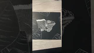 Insane Iguana Scratch Art(my best work)!!!