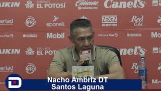 Son distracciones de todo el torneo: Nacho Ambríz DT Santos Laguna