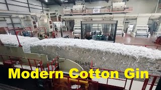 Modern Cotton Gin in Operation - Associated Growers Cooperative at Reid, Alabama