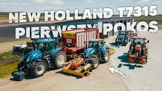 I Pokos Traw w GR Jaśkowscy! New Holland T7.315 HD & Pottinger