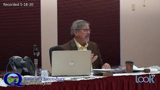 Queensbury Town Board Meeting 5-18-20