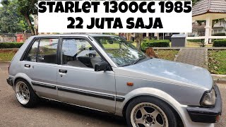 TOYOTA STARLET XL 1300 CC 1985 REVIEW MURAH ISTIMEWA