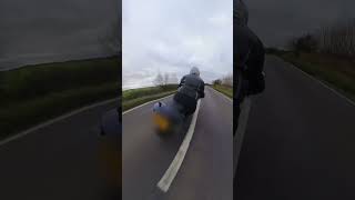 Cbr600 motorbike on the twisties