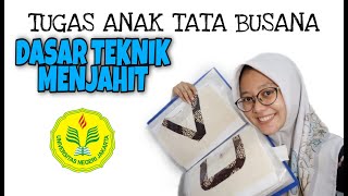 BONGKAR PAPER TEKNIK MENJAHIT | Tugas Anak Tata Busana