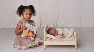 Best Friends - Newborn Photographer Columbus Ohio. Baby boy with his big sister