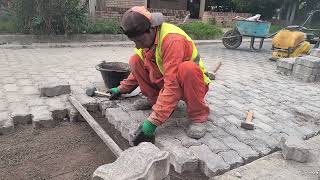 Colocaron nuevo cemento articulado en el barrio San Carlos