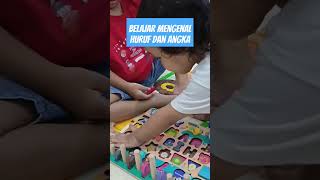 GHIBRAN DAN DIRA BERMAIN PUZZLE EDUKASI #mainananak #mainanedukasi