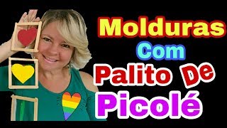 como fazer molduras de palito de picole - diy