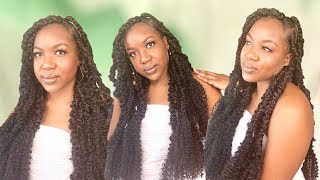 EASY, LONG PASSION BRAIDS Tutorial for Beginners | Butterfly Braids | How To Do Passion Braids