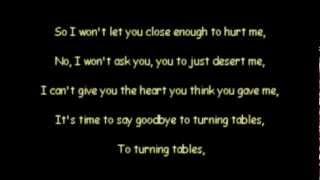 Adele - Turning tables lyrics