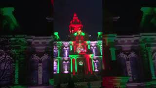 Guernsey County Courthouse light show