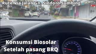 Tes konsumsi BBM Hyundai Santa Fe BBM Biosolar rute Semarang Temanggung Wonosobo Kebumen.