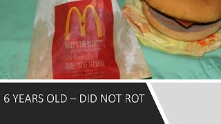 Here's Why McDonald's Burgers Don't Rot