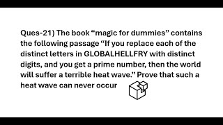 The book “magic for dummies” contains the following passage “If you replace each of the distinct..