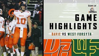 Davie vs West Forsyth Week 9 Highlights | Triad HS FB