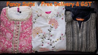 Fancy Designer Suits Dress Material | Riya Garments