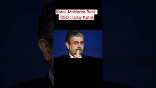 Kotak Mahindra Bank CEO Uday kotak resigns #kotakmahindrabank #udaykotak #kotakmahindrabankshare