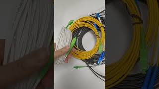 White Fibre Optic Patch Leads With FIC Fast Connector SC Simplex SM 20M IL less than 0.3dB