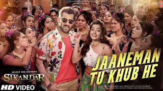 SIKANDAR movie song full HD new video ,salmankhan Rashmika mandanna, kajalagrwal, sikandar movie