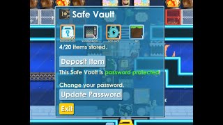 Growtopia Bypassing Safe Vault service (75DLS+)