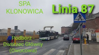 SPA Klonowica, linia 87 - Solaris Urbino 18 IV FL Electric #1195