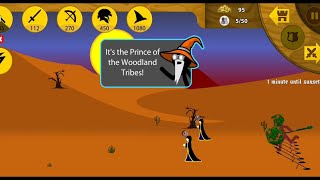 Stick War: Legacy Mission 19 The prince of the Woodland Tribes