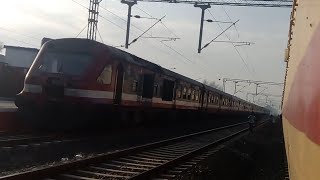 Indore Ratlam Demu train arrives at fatehabad jn || Demu train