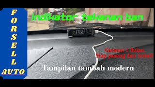 Pasang TPMS Indikator Tekanan Ban Honda Brio