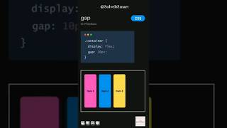 🔥💫 GAP in Flexbox || CSS || Adjustable Flexbox ||Frontend Developer ||Solve It Smart