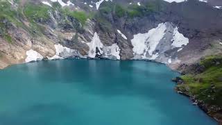 Patlian lake Azad Kashmir Pakistan - Ariel View