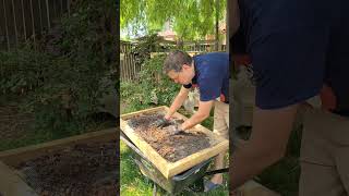 Canadian man's summer - homemade soil sifter #backyard #homeproject #soiltips #Toronto #canada