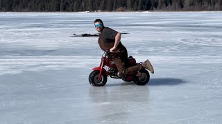 The last winter trip to the lake cabin.