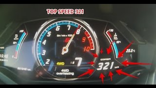 Top Speed 321 km/h Lamborghini Huracan LP610-4