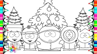 South Park Christmas New Coloring Pages / How To Color South Park Characters / NCS Music